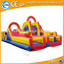 Double lane outdoor obstacle course equipment, kids obstacle course equipment for sale